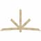 Ekena Millwork Alberta Rough Sawn Timber Gable Bracket, Douglas Fir, 108"W x 58"H x 4"D x 6"F, 13/12 Pitch GBW108X58X0406ALB00RDF - alternate 1